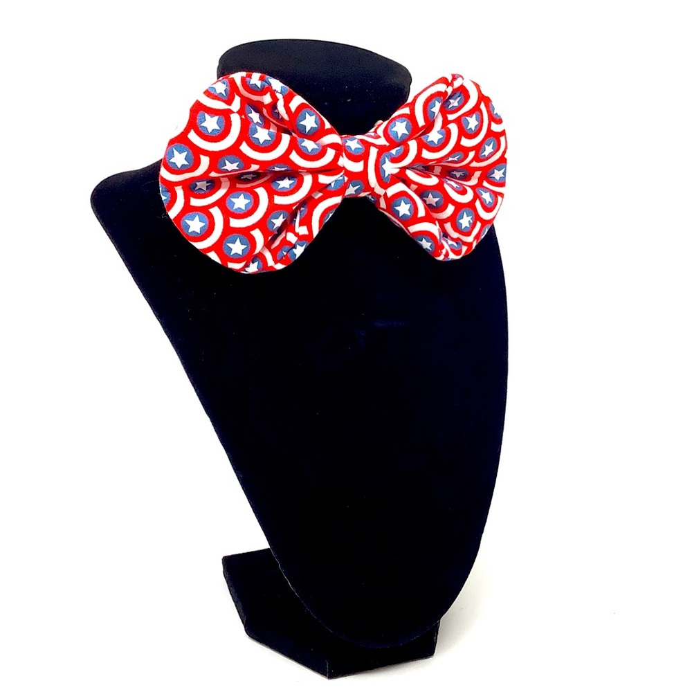 Captain America Shield Handcrafted Bow Tie - Comic Book Collection